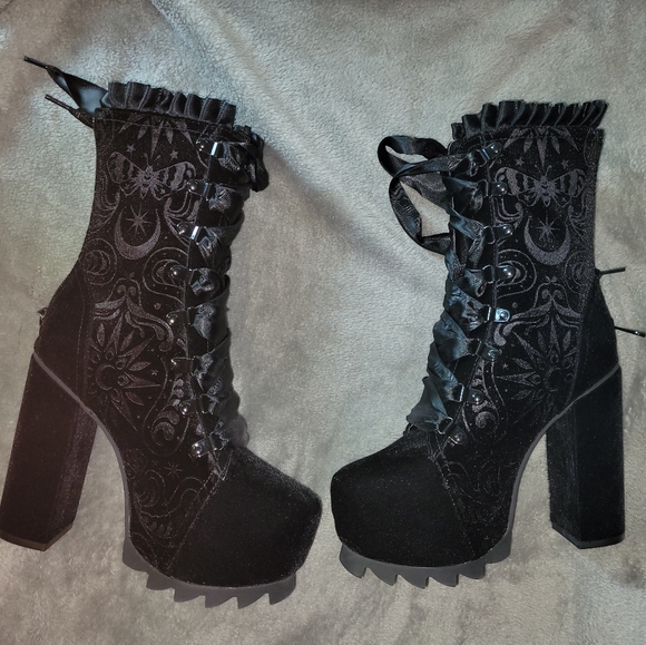 Killstar | Shoes | Killstar Blackwood Platform Boots | Poshmark